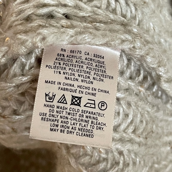 Anthropologie Knitted and Knotted Sunstitch Sequined Sweater M - Picture 6 of 6